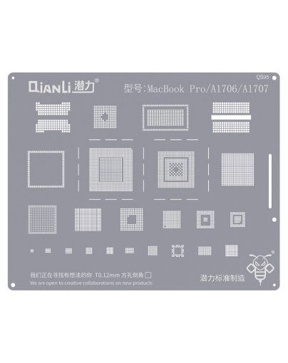 Picture of QianLi Bumblebee QS95 Stencil for MacBook Pro A1706/A1707