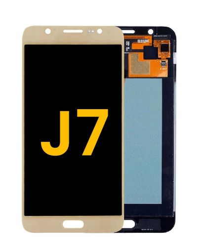 Picture of LCD Assembly for Galaxy J7 (J700 / 2015) (GOLD) (Aftermarket)