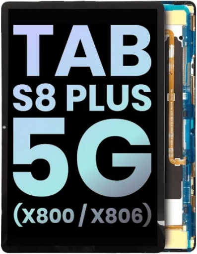 Picture of OLED Assembly without Frame for Galaxy Tab S8 Plus (2022) (X800 / X806) (Premium)