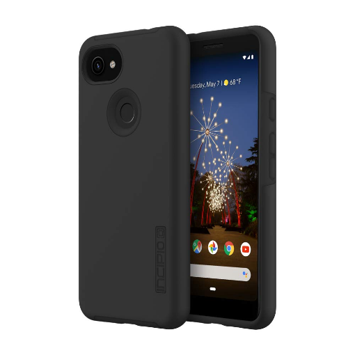 Picture of Google Pixel 3A XL Innovative Hybrid Design Dual Pro Case Cover - BLACK (Only Ground Shipping)