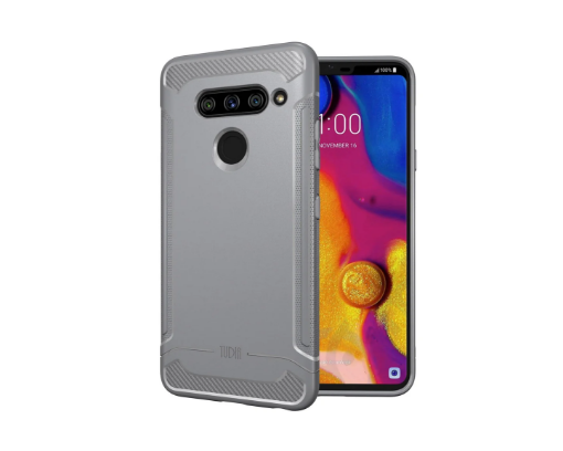 Picture of LG V40 ThinQ Hybrid Case with Air Cushion Technology -Clear (Only Ground Shipping)