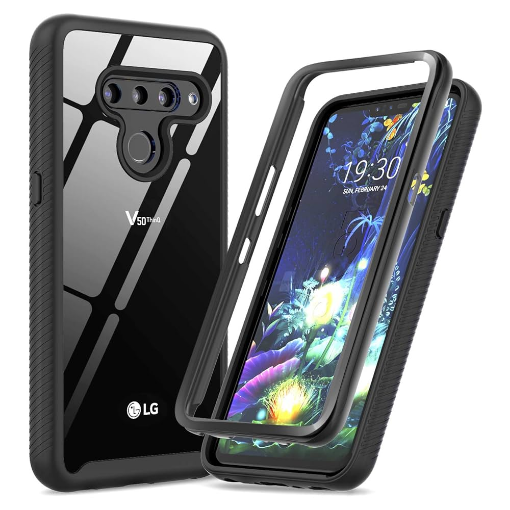 Picture of LG V50 ThinQ Hybrid Case with Air Cushion Technology -Clear (Only Ground Shipping)