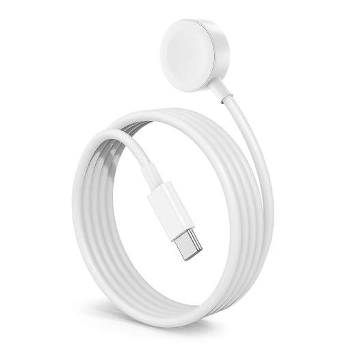 Picture of Magnetic Wireless Fast Charger USB C Cable for Apple iWatch (3ft)