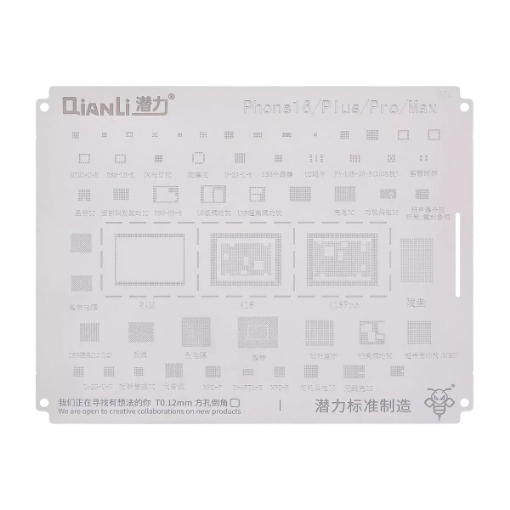 Picture of QianLi Bumblebee QS689 Stencil for iPhone 16 / 16 Plus / 16 Pro / 16 PM