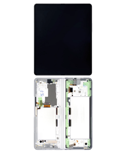 Picture of Inner OLED Assembly with Frame for Galaxy Z Fold 5G F900 (SPACE SILVER) (US Version) (Service Pack)