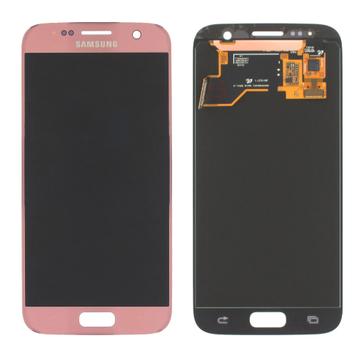 Picture of OLED Assembly without Frame for Galaxy S7 (G930) (PINK) (Service Pack)