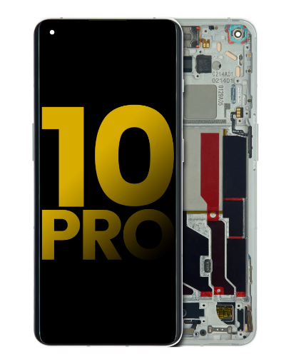 Picture of OLED Assembly with Frame for OnePlus 10 Pro (PANDA WHITE) (Premium)