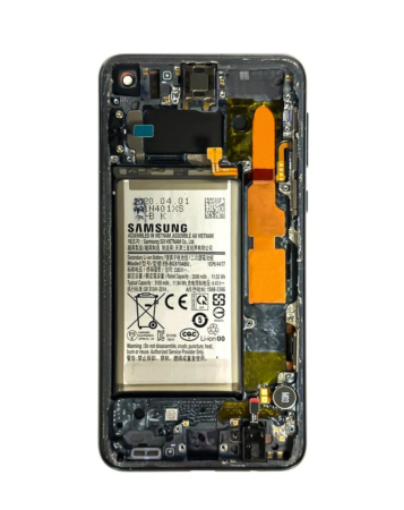Picture of OLED Assembly with Frame, Small Parts and Battery for Galaxy S10E (G970) (RED) (Pull D Grade)