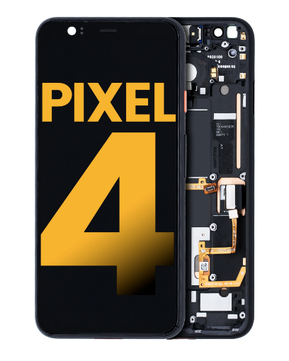 Picture of OLED Assembly with Frame for Google Pixel 4 (OH SO ORANGE) (Service Pack)
