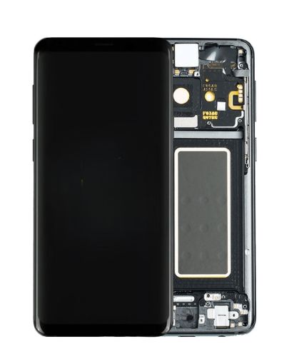 Picture of OLED Assembly with Frame for Galaxy S9 Plus G965 (MIDNIGHT BLACK) (Aftermarket)