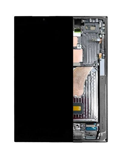 Picture of OLED Assembly with Frame for Galaxy S23 Ultra S918 (GRAPHITE) (Genuine OEM)