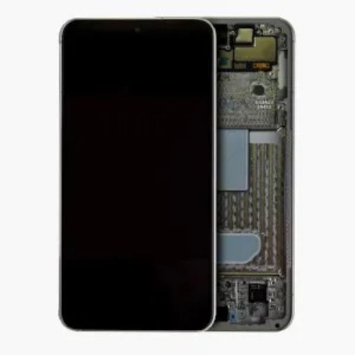 Picture of OLED Assembly with Frame for Galaxy S22 (S901) (WHITE) (Premium)