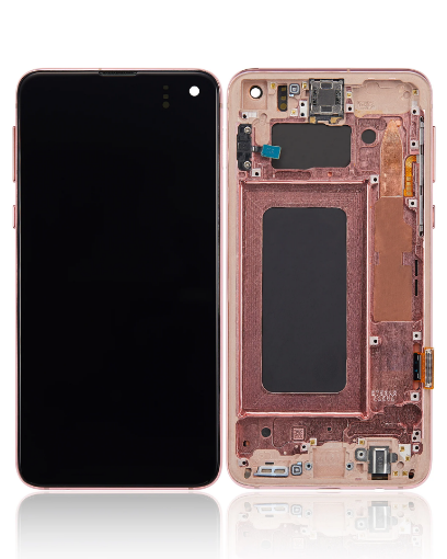 Picture of OLED Assembly with Frame for Galaxy S10E (G970) (PINK) (Premium)