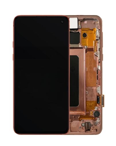 Picture of OLED Assembly with Frame for Galaxy S10E G970 (PINK) (Service Pack)