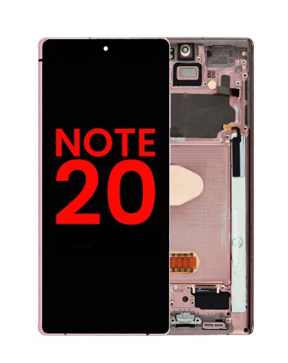 Picture of OLED Assembly with Frame for Galaxy Note 20 N980 / N981 (MYSTIC BRONZE) (Aftermarket)