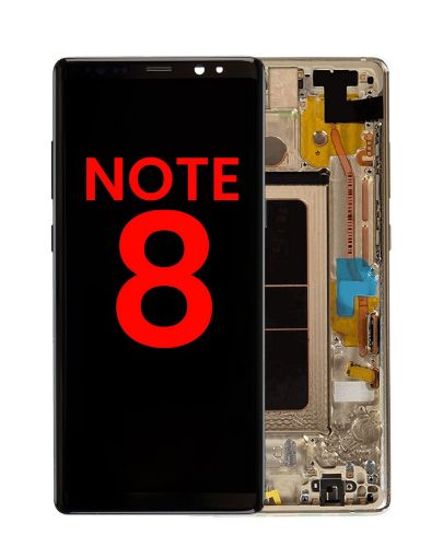 Picture of OLED Assembly with Frame for Galaxy Note 8 N950 (MAPLE GOLD) (Aftermarket)