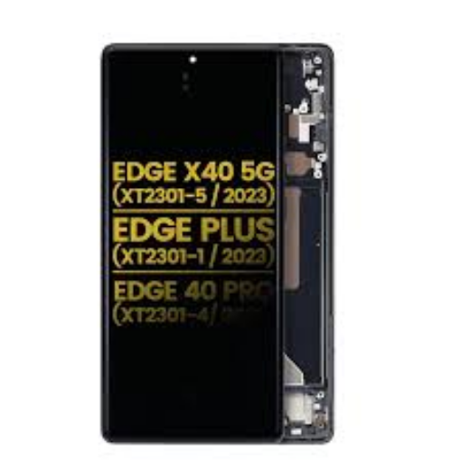 Picture of OLED Assembly with Frame (BLUE) (Premium/Refurbished) for Motorola Edge X40 5G (XT2301-5 / 2023) / Edge Plus (XT2301-1 / 2023) / Edge 40 Pro (XT2301-4 / 2023)