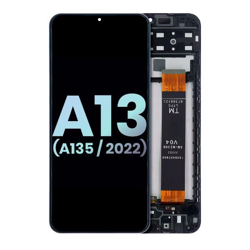 Picture of OLED Assembly with Frame for Galaxy A13 4G (A135 / 2022) (Service Pack)