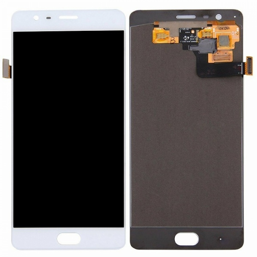 Picture of LCD Assembly without Frame for OnePlus 3 (A3000 / A3003) / 3T (WHITE) (Premium)