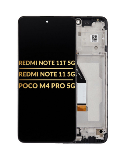 Picture of LCD Assembly with Frame for Xiaomi Redmi Note 11T 5G / Redmi Note 11 5G / Poco M4 Pro 5G (Premium)