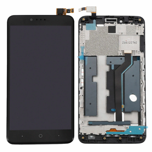 Picture of LCD Assembly with Frame for ZTE Blade Z Max (Z982) (BLACK) (Premium)
