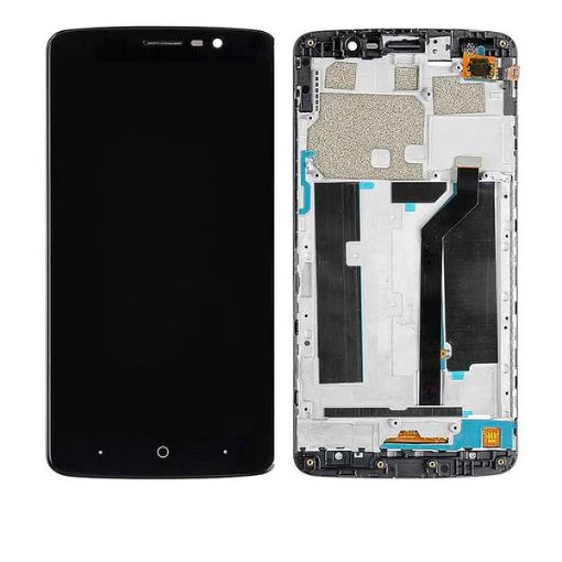 Picture of LCD Assembly with Frame for ZTE Max XL (N9560) (BLACK) (Premium)