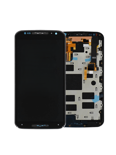 Picture of LCD Assembly with Frame for Motorola Moto X2 (XT1092) (BLACK) (Premium)