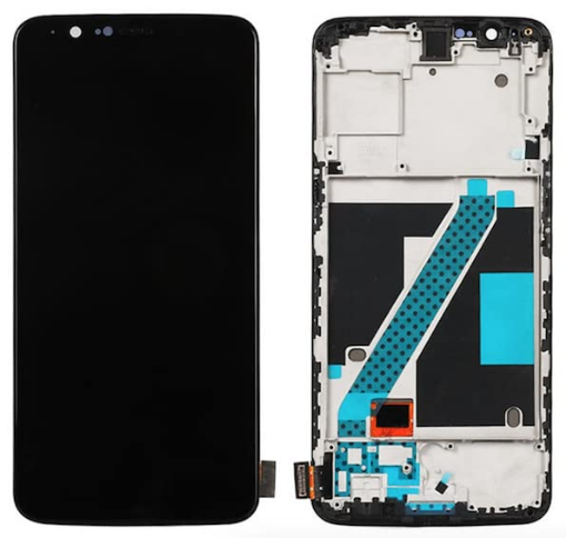 Picture of LCD Assembly with Frame for Oneplus 5T (A5010) (BLACK) (Premium)