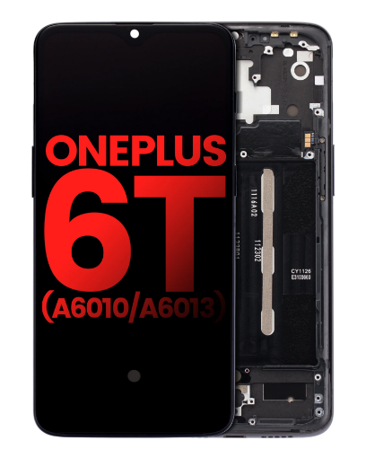 Picture of LCD Assembly with Frame for Oneplus 6T (A6010 / A6013) (BLACK) (Premium)