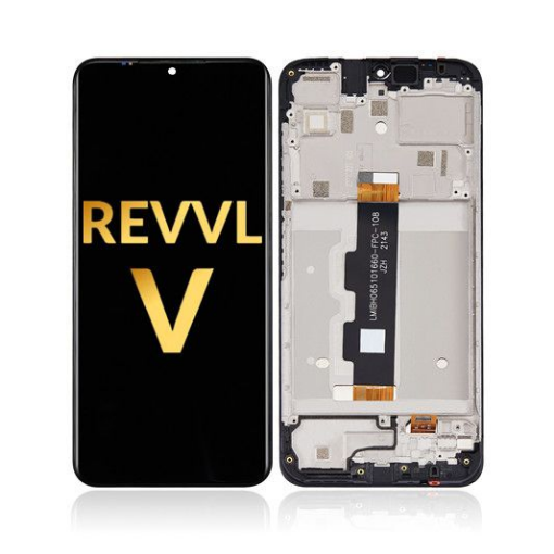 Picture of LCD Assembly with Frame for T-Mobile Revvl V (BLACK)