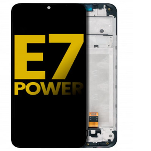 Picture of LCD Assembly with Frame for Motorola Moto E7 Power (XT2097-6) (BLACK) (Premium)