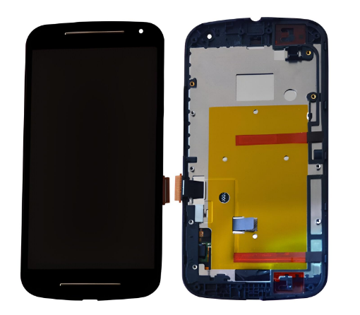 Picture of LCD Assembly with Frame for Motorola Moto G2 (XT1064 / 1068 / 1069) (BLACK) (Premium)