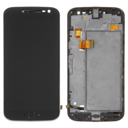 Picture of LCD Assembly with Frame for Motorola Moto G4 Plus(XT1640 / 1641 / 1642 / 1644) (BLACK) (Premium)
