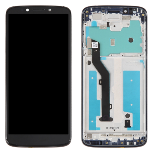 Picture of LCD Assembly with Frame for Motorola Moto G6 Play (XT1922-6-7-9) (US Version) (BLACK) (Premium)