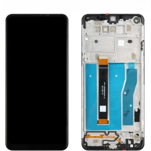 Picture of LCD Assembly with Frame for LG K51s (K510) (BLACK) (Premium)