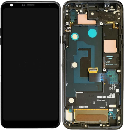 Picture of LCD Assembly with Frame for LG Q7+ / Q7 Alpha (LMQ610) (BLACK) (Premium)