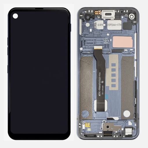 Picture of LCD Assembly with Frame for LG Q70 (BLACK) (Premium)
