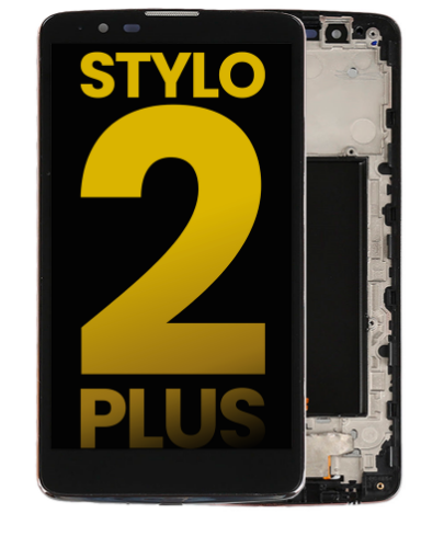 Picture of LCD Assembly with Frame for LG Stylo 2 Plus (MS550) (BLACK) (Premium)