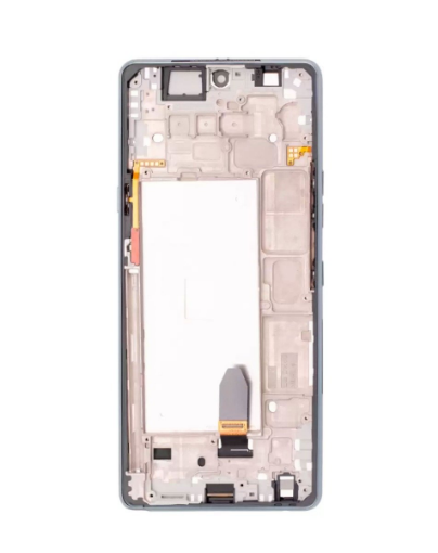 Picture of LCD Assembly with Frame for LG Stylo 6 / K71 (Q730) (SILVER) (Premium)