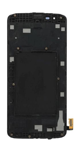 Picture of LCD Assembly with Frame for LG K8 (K350 / 2016) / Phoenix 2 / Escape 3 (BLACK) (Premium)