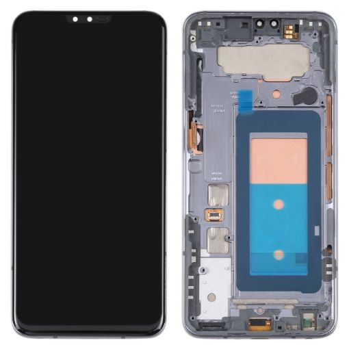 Picture of LCD Assembly with Frame for LG V50 ThinQ (V500) (BLACK) (Premium)