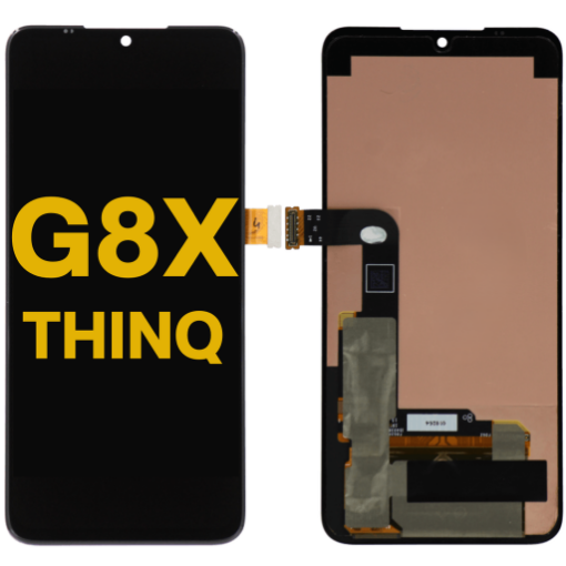 Picture of LCD Assembly with Frame for LG G8X ThinQ / V50S ThinQ 5G (BLACK) (Premium)