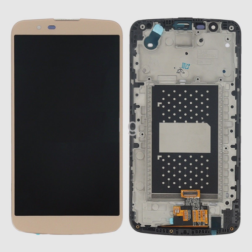 Picture of LCD Assembly with Frame for LG K10 (K410 / 2016) (GOLD) (Premium)