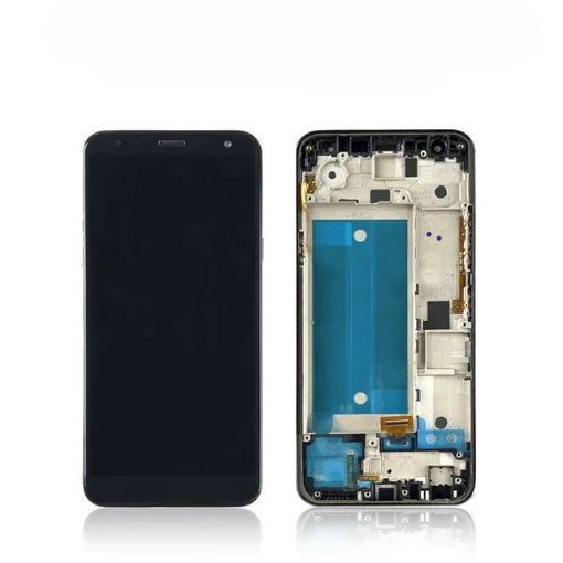 Picture of LCD Assembly with Frame for LG K40 (X420) / K12 Plus / X4 (2019) (BLACK) (Premium)