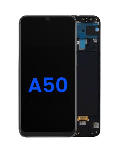 Picture of LCD Assembly with Frame for Galaxy A50 (A505U / 2019) (Aftermarket OLED)