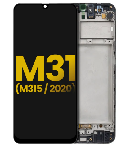 Picture of LCD Assembly with Frame for Galaxy M31 (M315) (Premium)