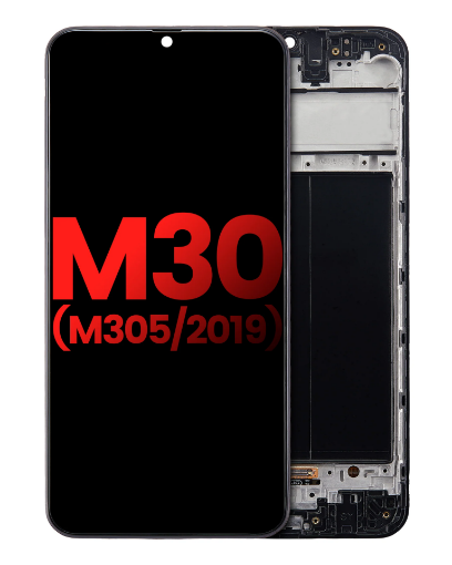 Picture of LCD Assembly with Frame for Galaxy M30 (M305) (Aftermarket)