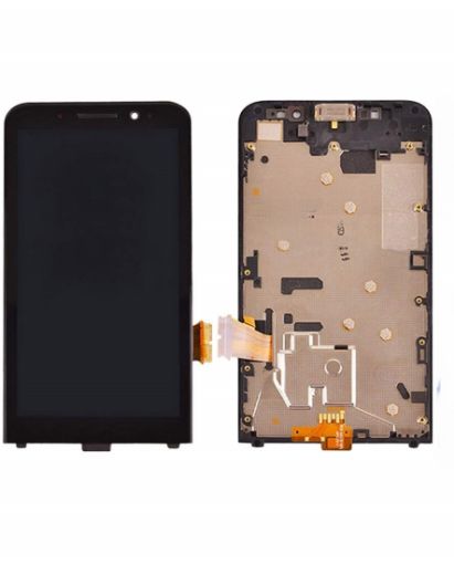 Picture of LCD Assembly with Frame for BlackBerry Z30 (BLACK) (Premium)