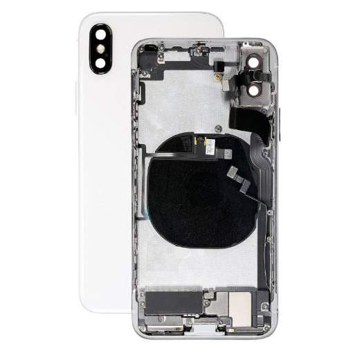 Picture of iPhone XS Back Housing w/ Small Parts & Battery (SILVER)