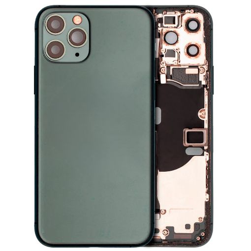Picture of iPhone 11 Pro Back Housing w/ Small Parts & Battery (MIDNIGHT GREEN) (OEM Pull C Grade)